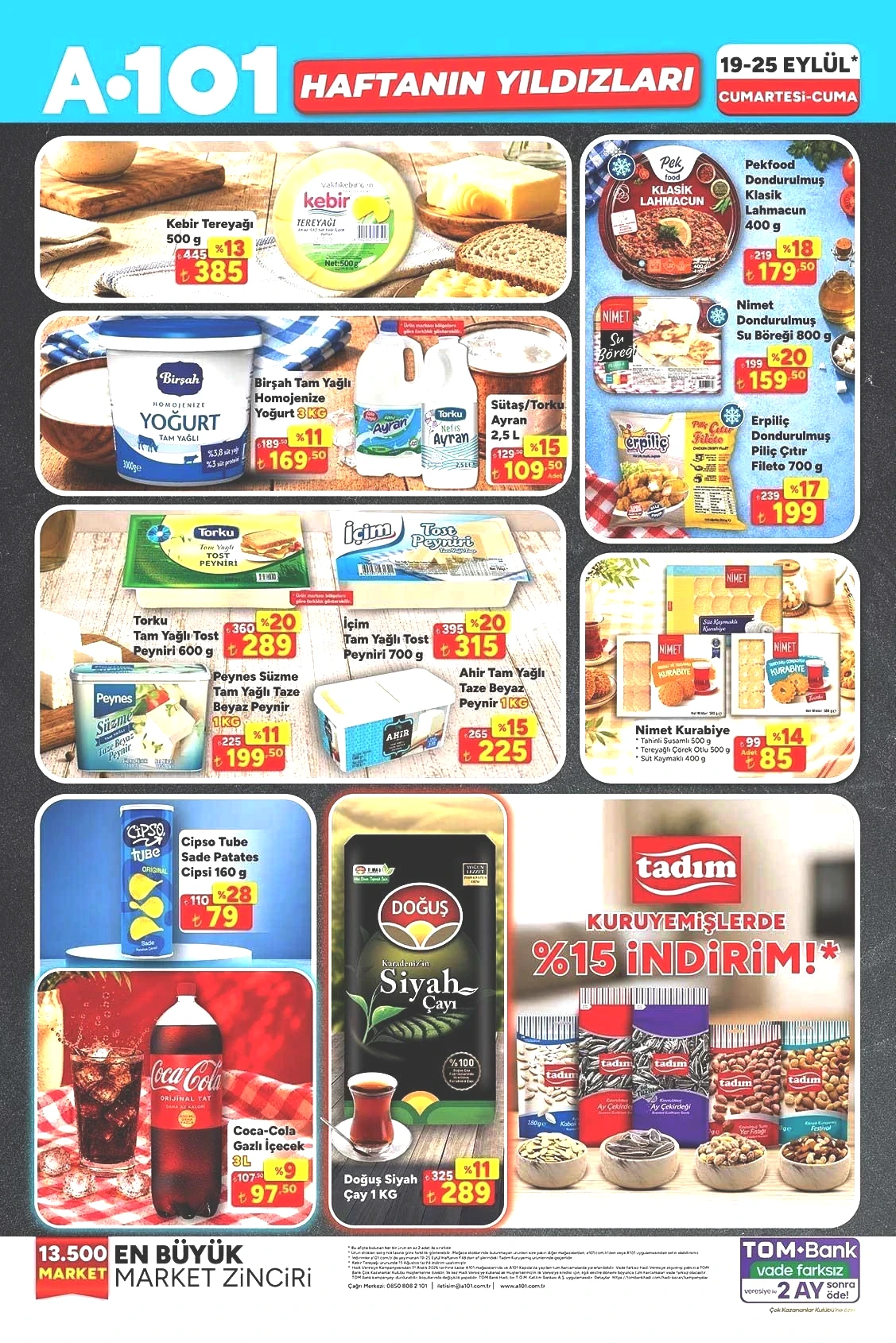 19-25 EYLÜL A101 HAFTANIN YILDIZLARI